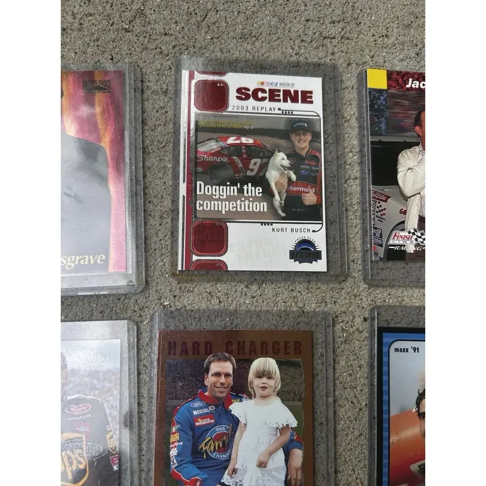 NASCAR Trading Cards‎ Lot Of 8
